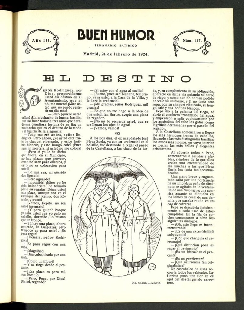 Miniatura de Buen Humor: semanario satírico. 24 de febrero de 1924