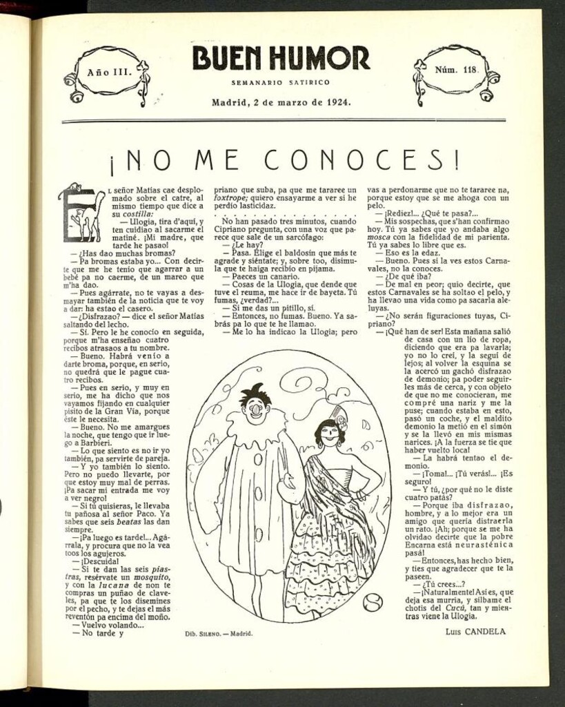 Miniatura de Buen Humor: semanario satírico. 2 de marzo de 1924