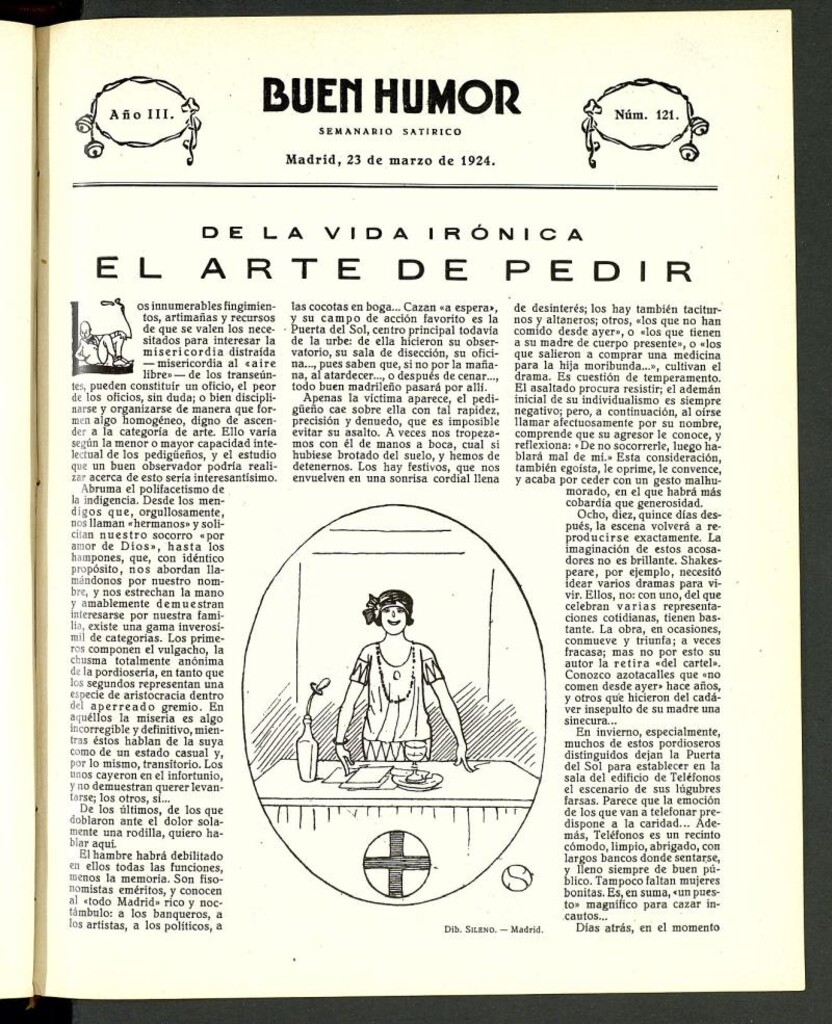 Miniatura de Buen Humor: semanario satírico. 23 de marzo de 1924