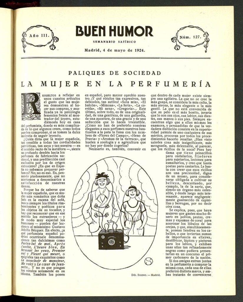 Miniatura de Buen Humor: semanario satírico. 4 de mayo de 1924