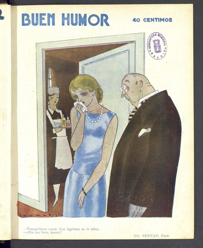 Miniatura de Buen Humor: semanario satírico del 12 de julio de 1931