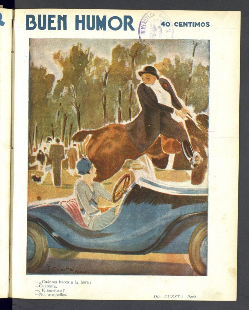 Miniatura de Buen Humor: semanario satírico del 4 de octubre de 1931
