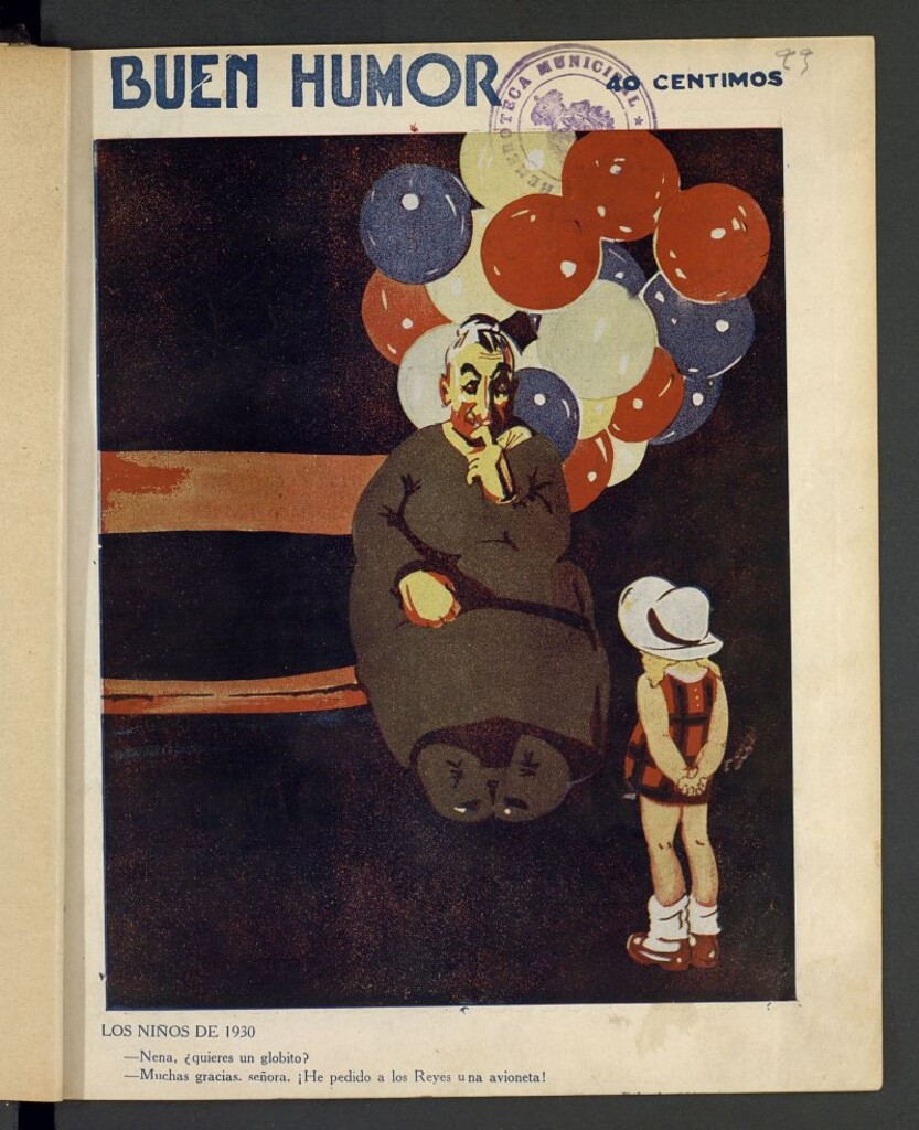 Miniatura de Buen Humor: semanario satírico del 5 de enero de 1930