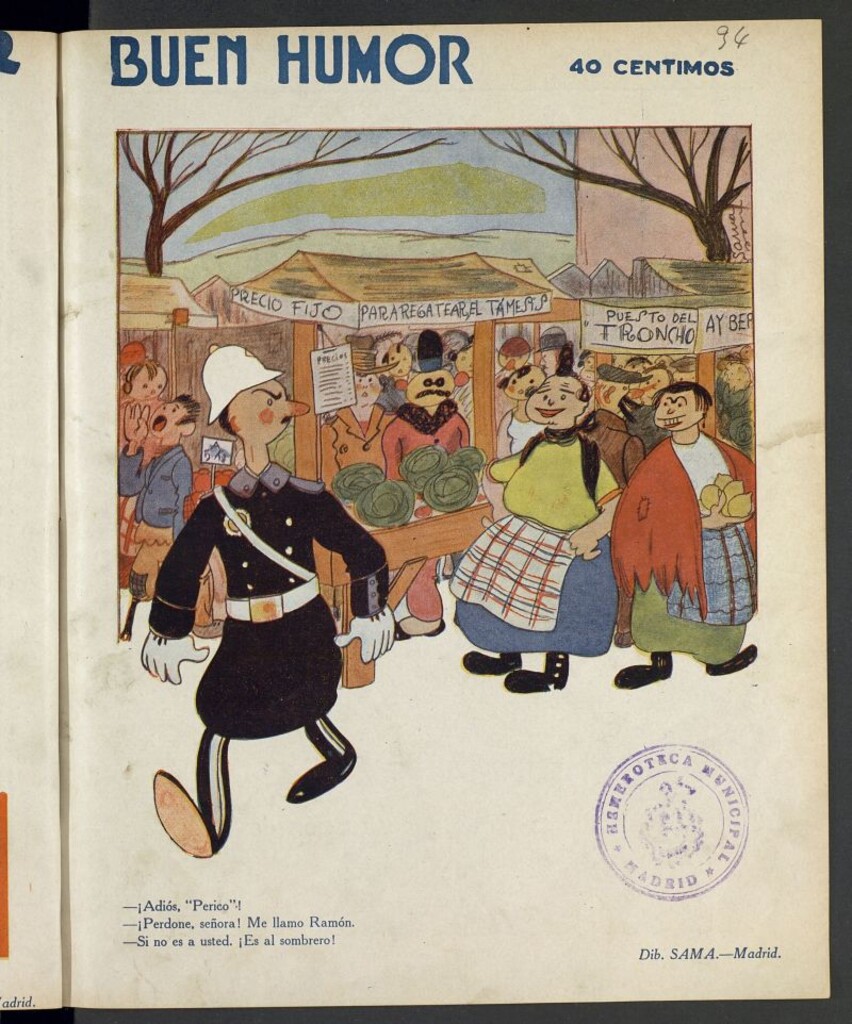 Miniatura de Buen Humor: semanario satírico del 23 de marzo de 1930