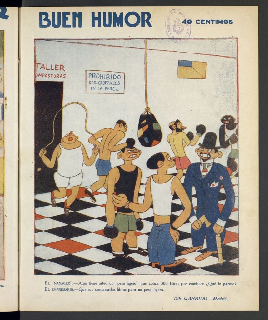 Miniatura de Buen Humor: semanario satírico del 22 de junio de 1930