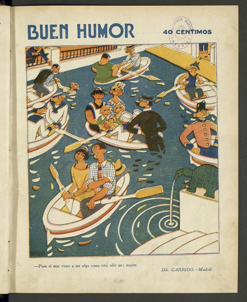 Miniatura de Buen Humor: semanario satírico del 13 de julio de 1930