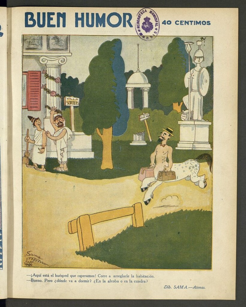 Miniatura de Buen Humor: semanario satírico del 27 de julio de 1930