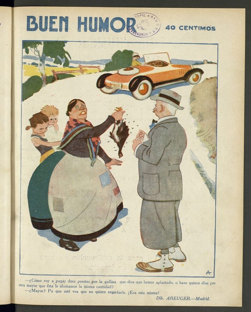 Miniatura de Buen Humor: semanario satírico del 17 de agosto de 1930