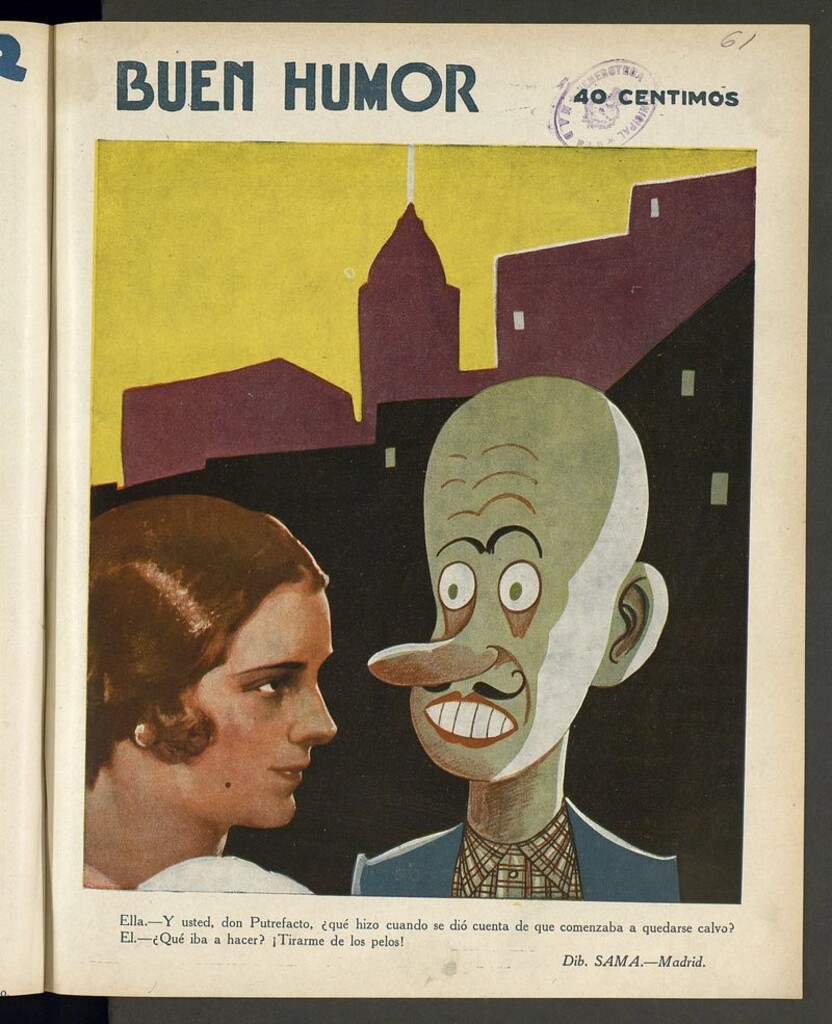Miniatura de Buen Humor: semanario satírico del 28 de septiembre de 1930