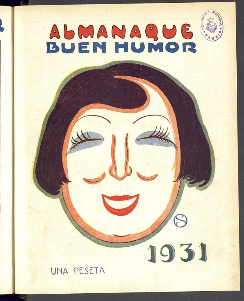 Miniatura de Buen Humor: semanario satírico del 28 de diciembre de 1930. Almanaque