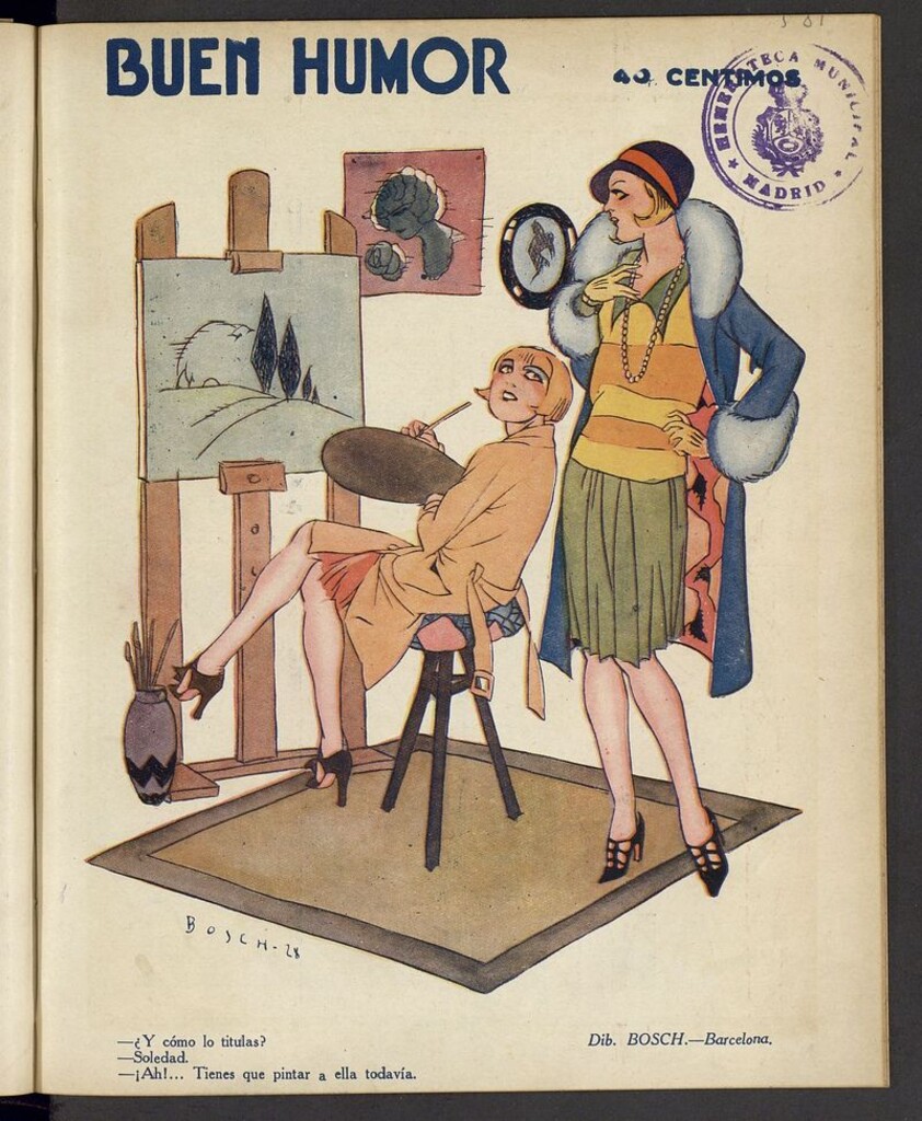 Miniatura de Buen Humor: semanario satírico del 17 de marzo de 1929