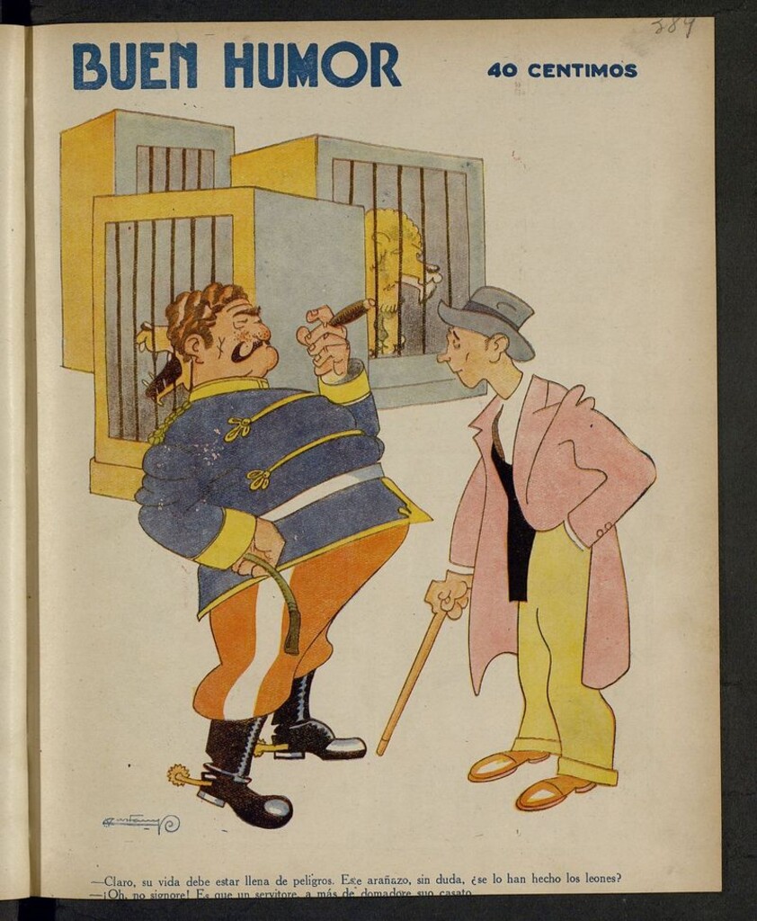 Miniatura de Buen Humor: semanario satírico del 12 de mayo de 1929