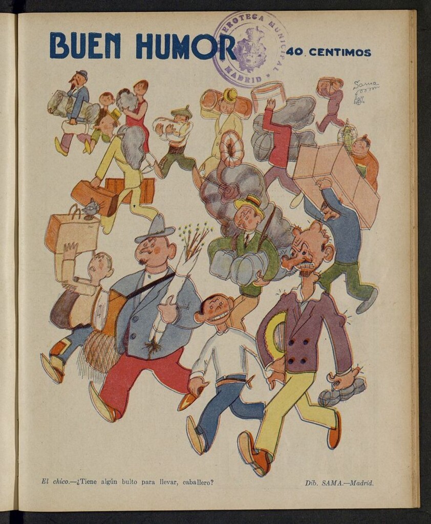 Miniatura de Buen Humor: semanario satírico del 30 de junio de 1929