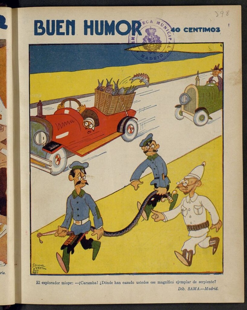 Miniatura de Buen Humor: semanario satírico del 15 de julio de 1929