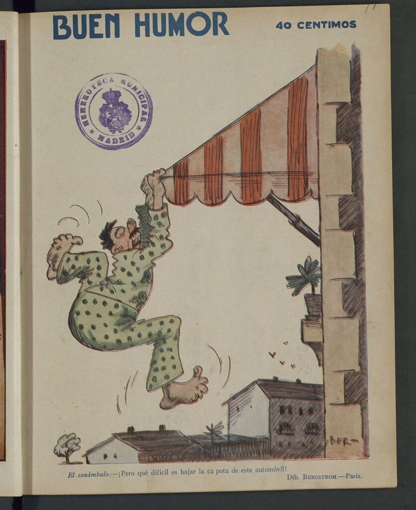 Miniatura de Buen Humor: semanario satírico del 13 de octubre de 1929
