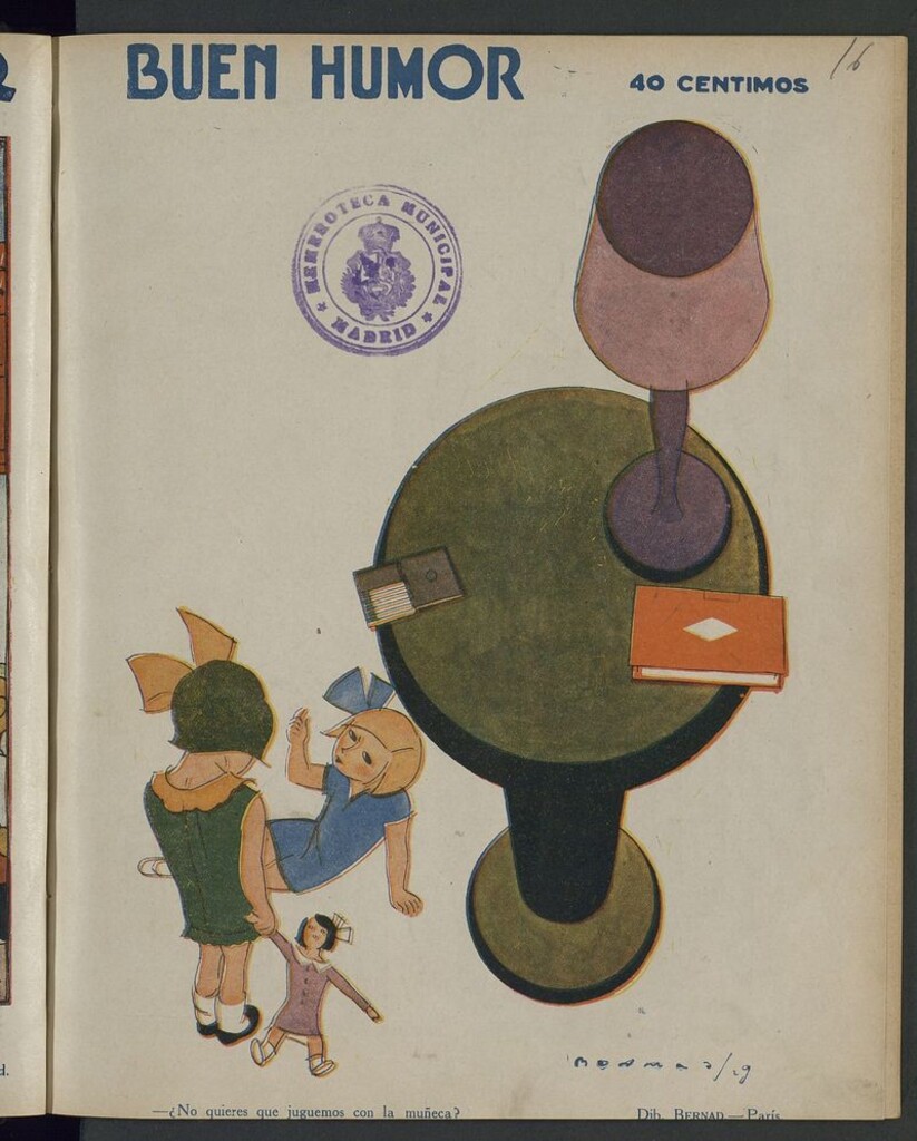 Miniatura de Buen Humor: semanario satírico del 17 de noviembre de 1929