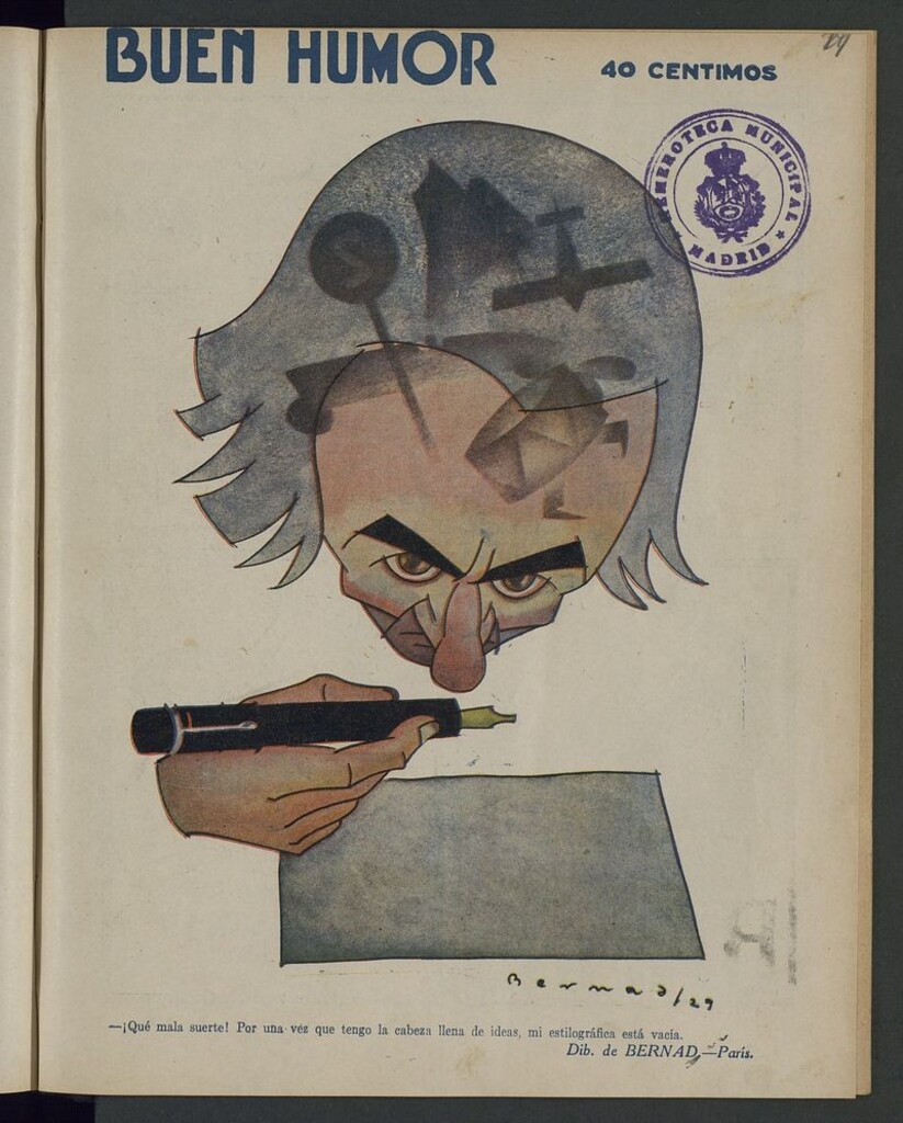 Miniatura de Buen Humor: semanario satírico del 8 de diciembre de 1929