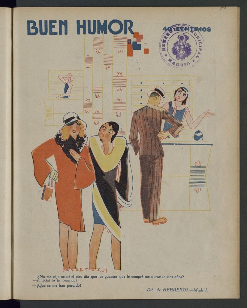 Miniatura de Buen Humor: semanario satírico del 22 de diciembre de 1929