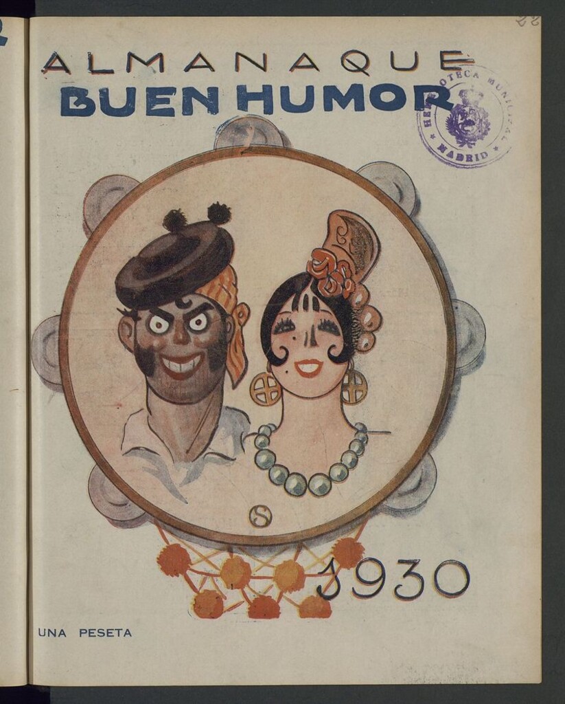Miniatura de Buen Humor: semanario satírico del 29 de diciembre de 1929. Almanaque