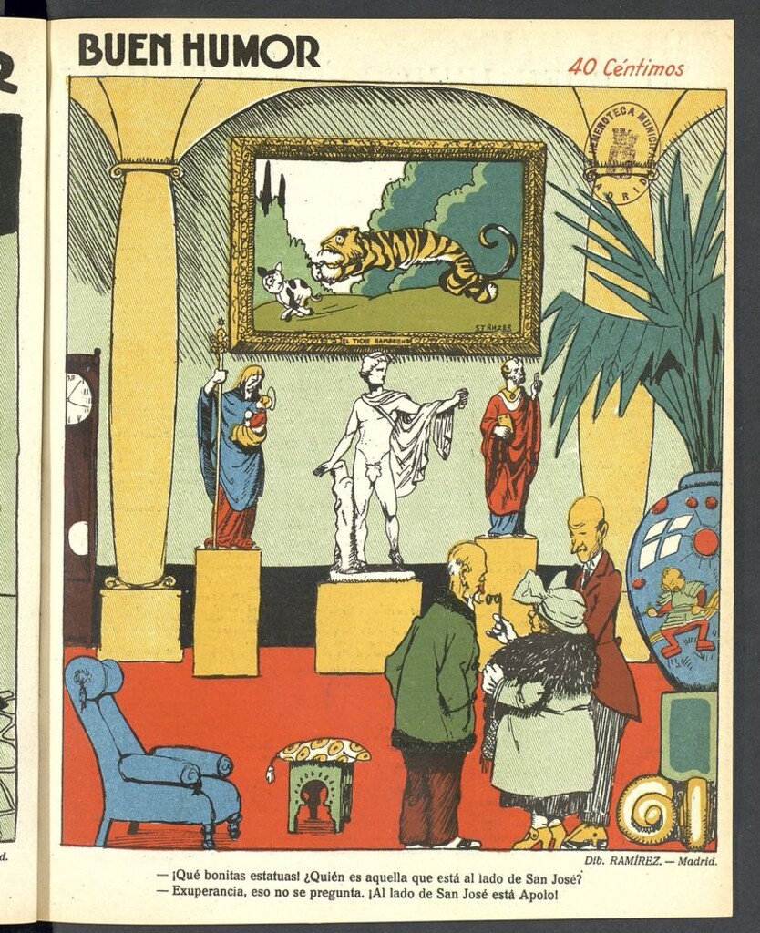 Miniatura de Buen Humor: semanario satírico del 18 de marzo de 1923