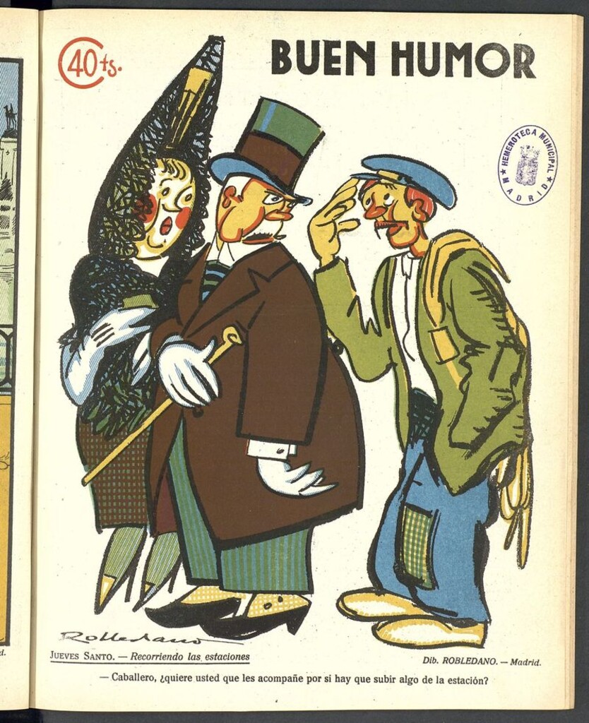 Miniatura de Buen Humor: semanario satírico del 25 de marzo de 1923