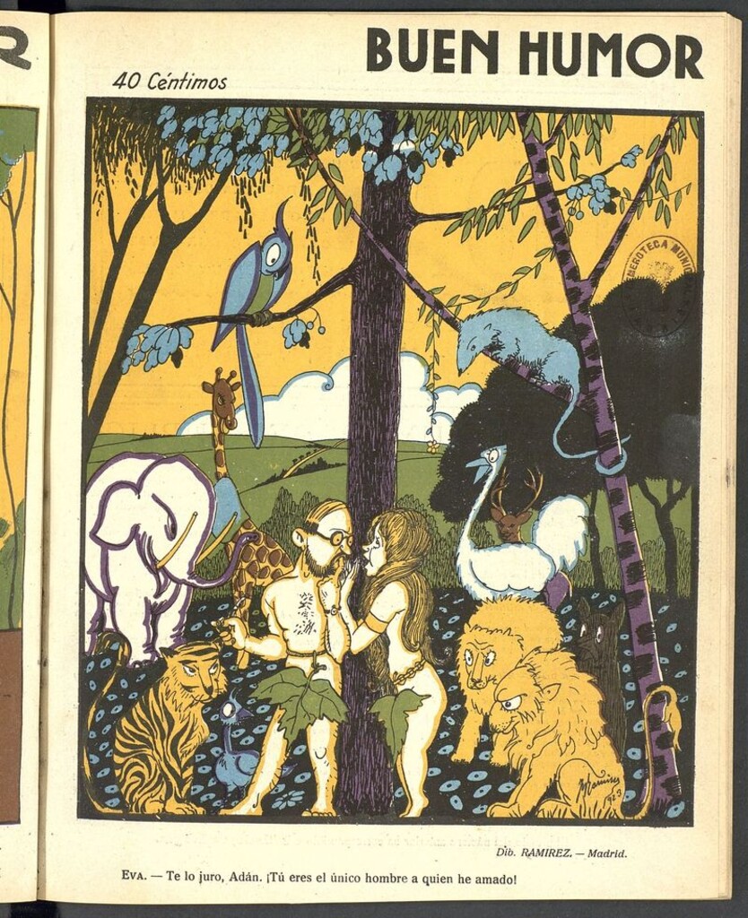 Miniatura de Buen Humor: semanario satírico del 8 de abril de 1923