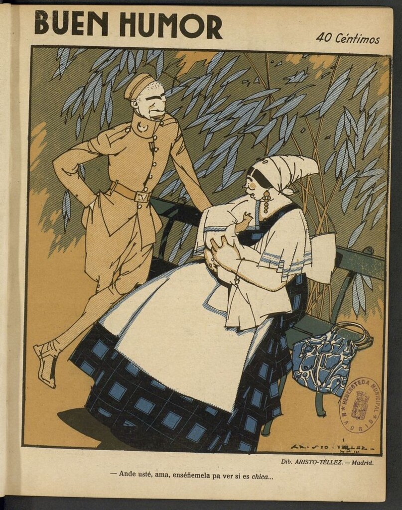 Miniatura de Buen Humor: semanario satírico del 8 de julio de 1923