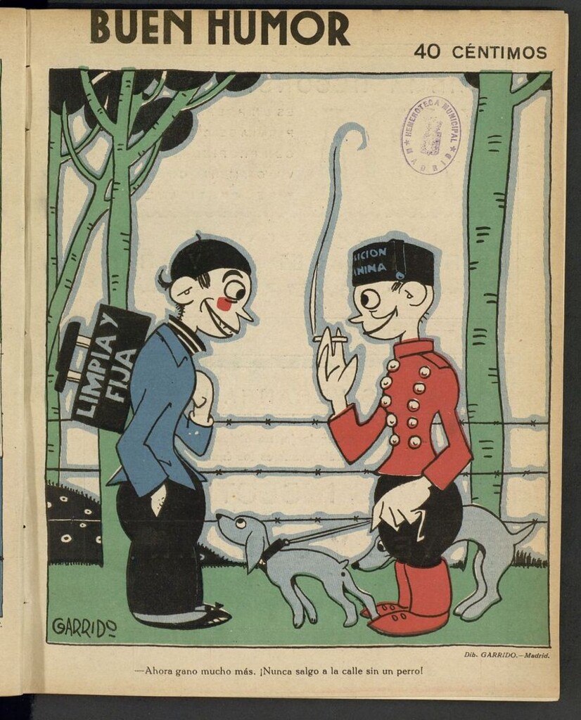 Miniatura de Buen Humor: semanario satírico del 29 de julio de 1923