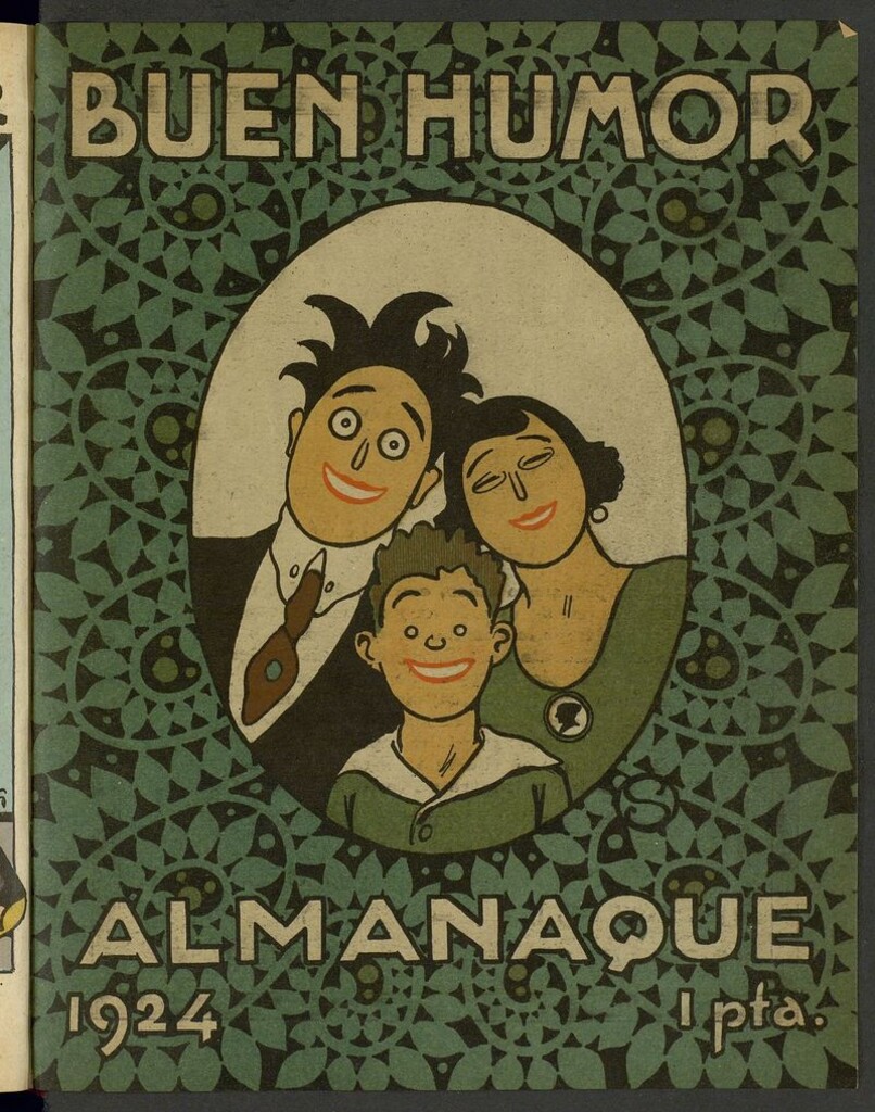 Miniatura de Buen Humor: semanario satírico del 30 de diciembre de 1923. Almanaque