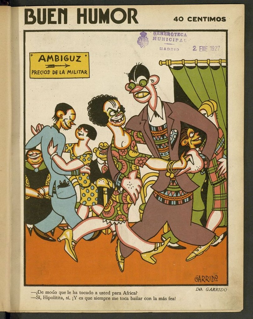 Miniatura de Buen Humor: semanario satírico del 2 de enero de 1927