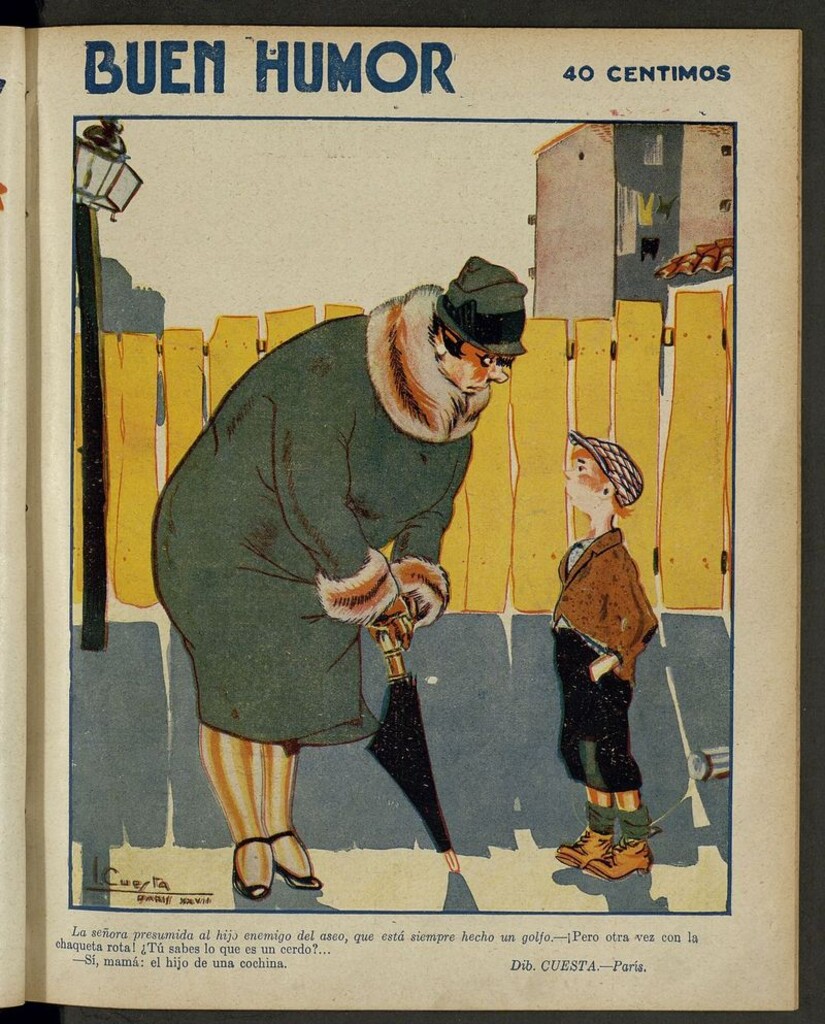 Miniatura de Buen Humor: semanario satírico del 30 de octubre de 1927