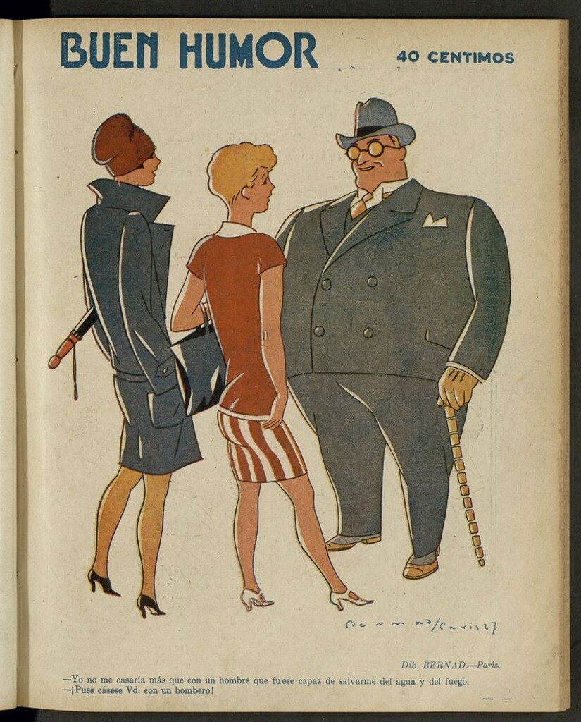 Miniatura de Buen Humor: semanario satírico del 6 de noviembre de 1927