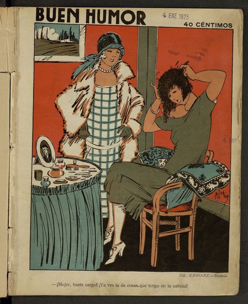 Miniatura de Buen Humor: semanario satírico del 4 de enero de 1925