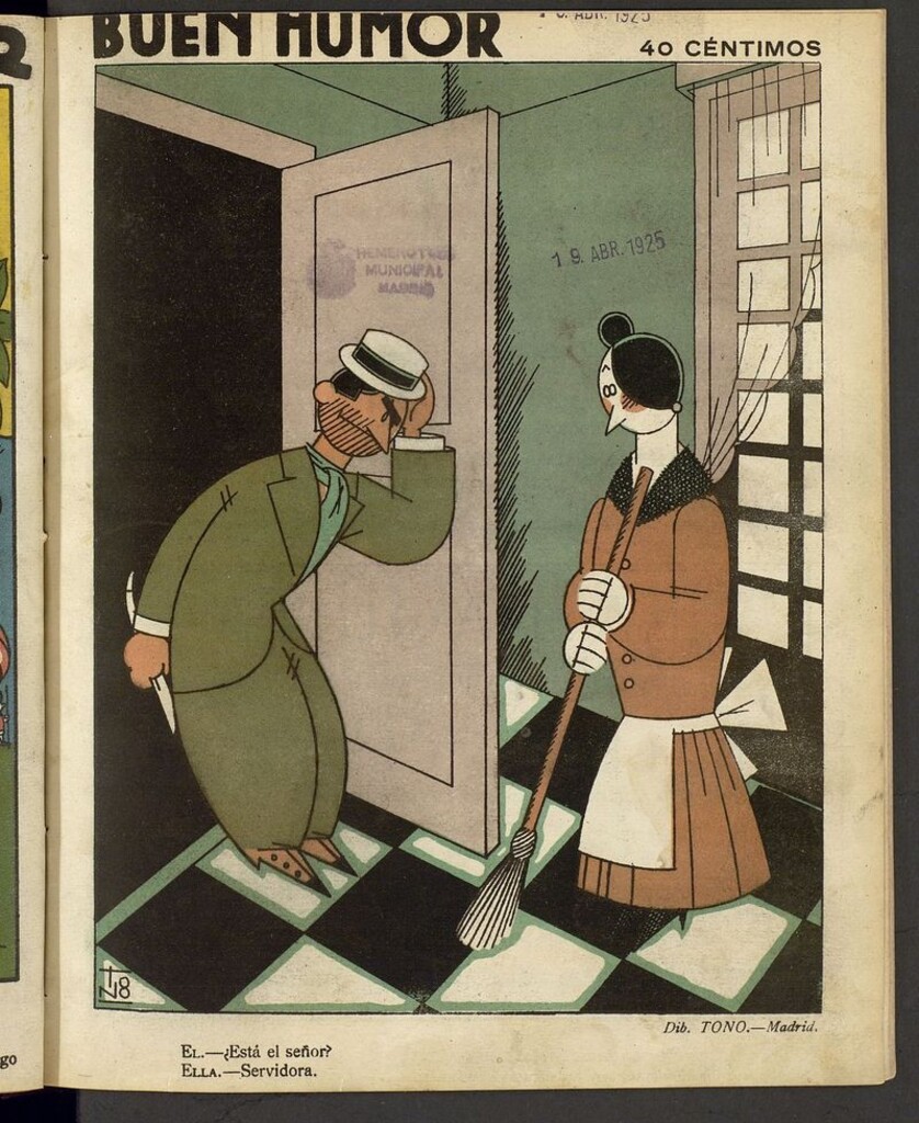 Miniatura de Buen Humor: semanario satírico del 19 de abril de 1925