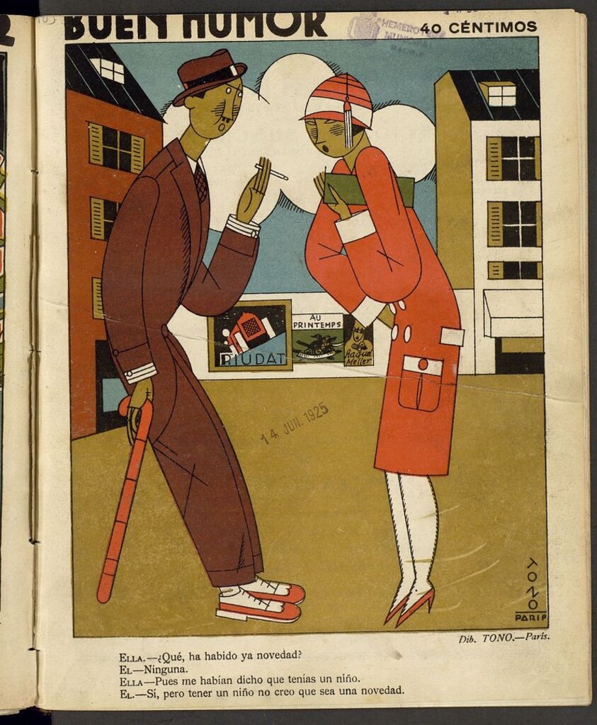 Miniatura de Buen Humor: semanario satírico del 14 de junio de 1925