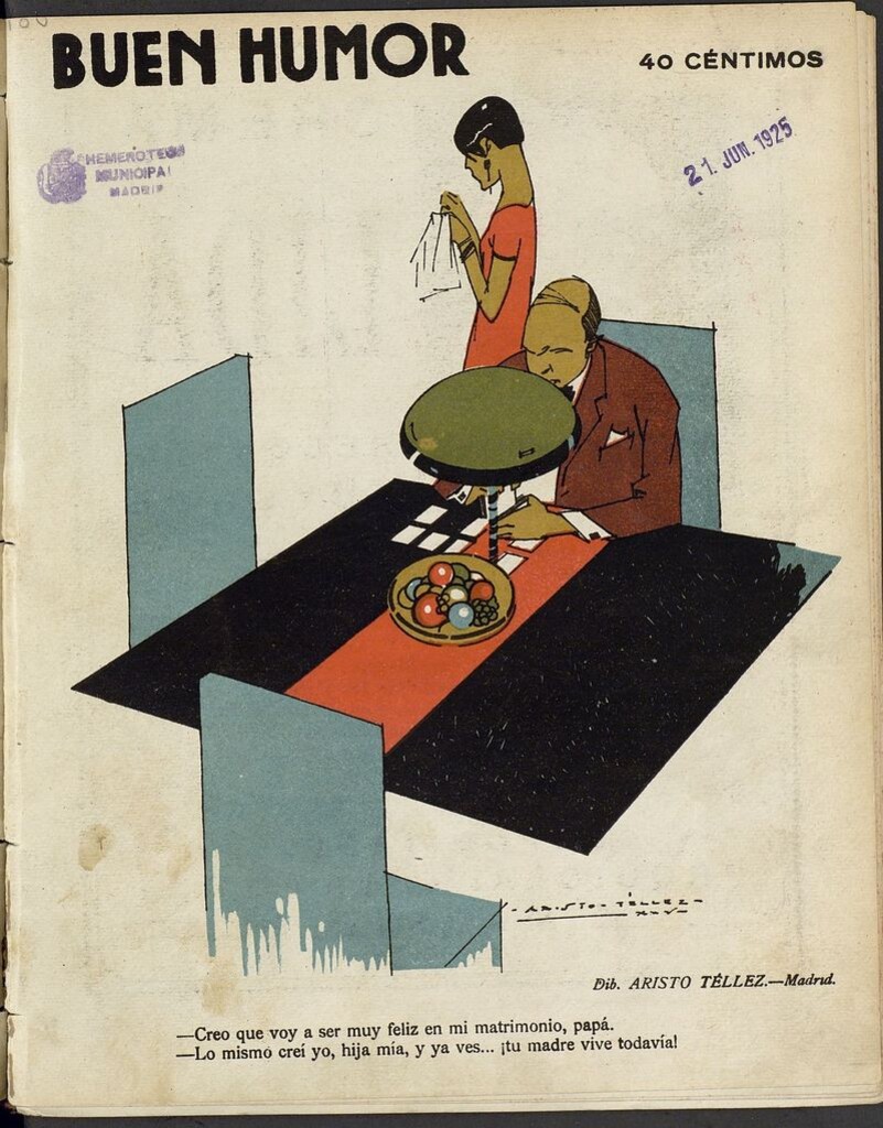 Miniatura de Buen Humor: semanario satírico del 21 de junio de 1925