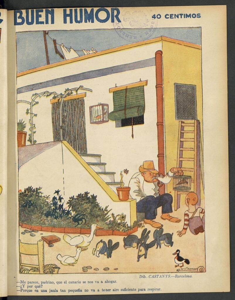 Miniatura de Buen Humor: semanario satírico del 8 de julio de 1928