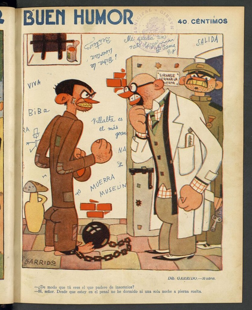 Miniatura de Buen Humor: semanario satírico del 15 de julio de 1928