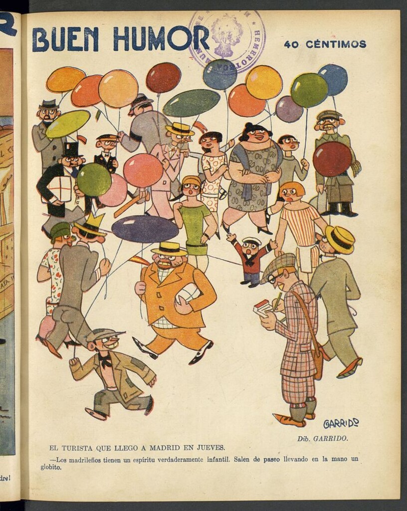 Miniatura de Buen Humor: semanario satírico del 5 de agosto de 1928