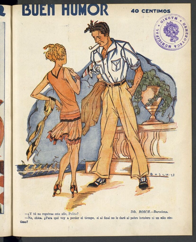 Miniatura de Buen Humor: semanario satírico del 23 de septiembre de 1928