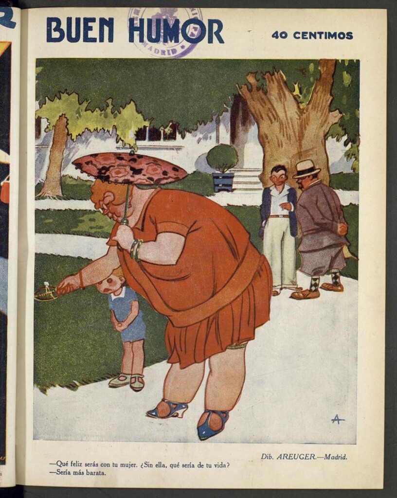 Miniatura de Buen Humor: semanario satírico del 14 de octubre de 1928