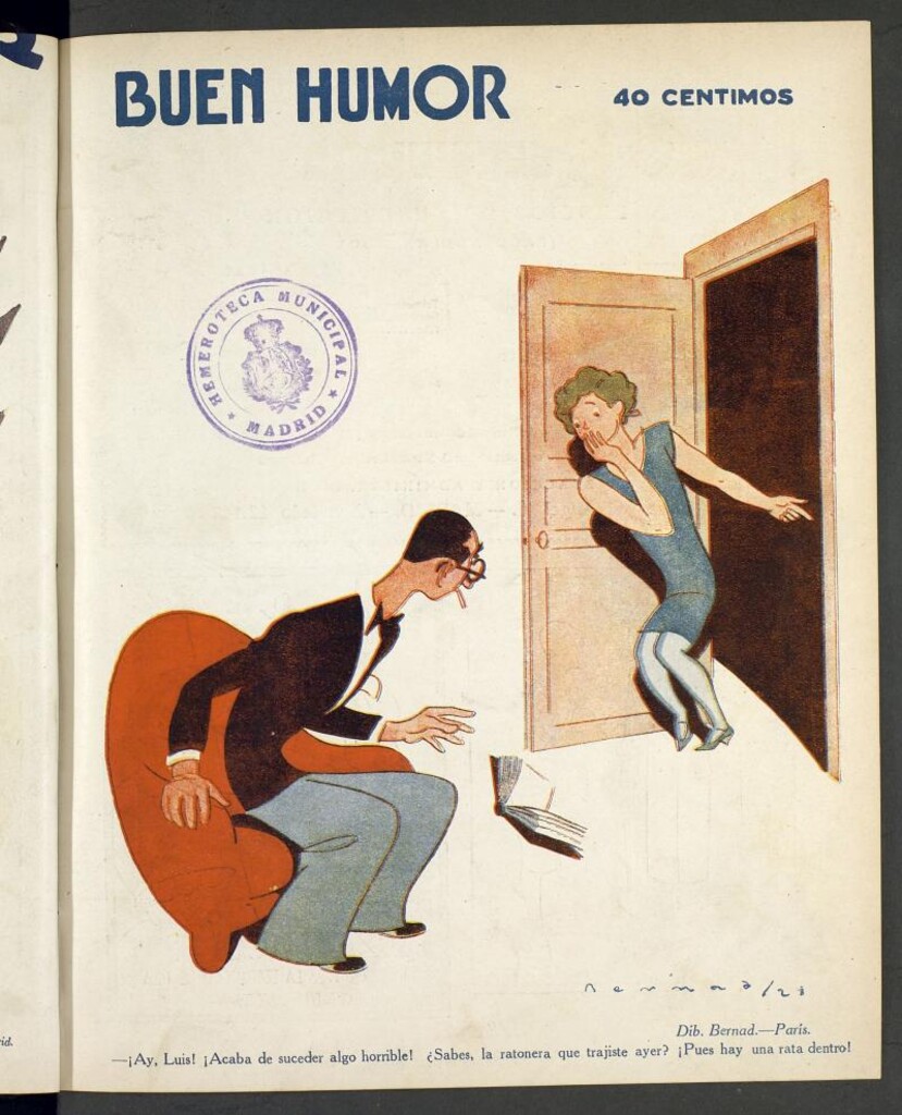 Miniatura de Buen Humor: semanario satírico del 4 de noviembre de 1928