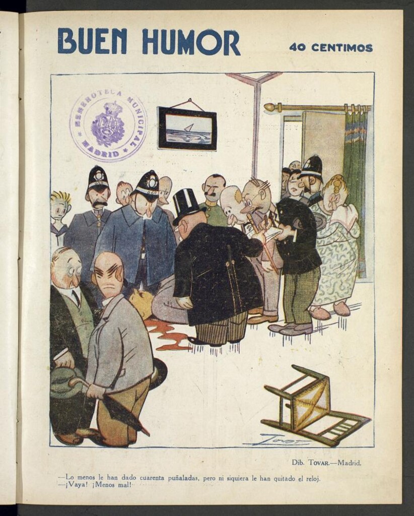 Miniatura de Buen Humor: semanario satírico del 11 de noviembre de 1928