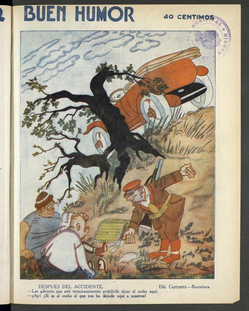 Miniatura de Buen Humor: semanario satírico del 18 de noviembre de 1928