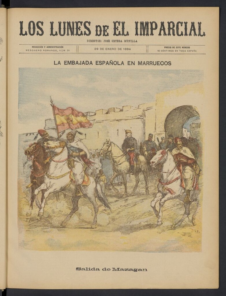 Miniatura de Los Lunes del Imparcial del 29 de enero de 1894