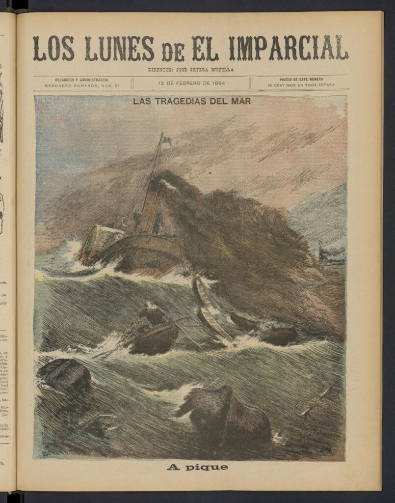 Miniatura de Los Lunes del Imparcial del 12 de febrero de 1894