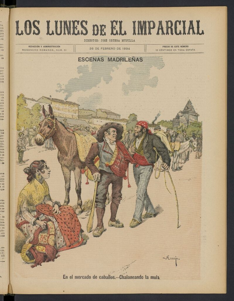 Miniatura de Los Lunes del Imparcial del 26 de febrero de 1894