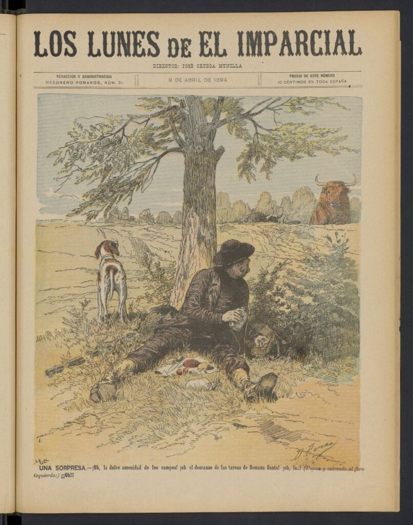 Miniatura de Los Lunes del Imparcial del 9 de abril de 1894