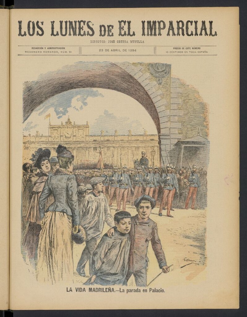 Miniatura de Los Lunes del Imparcial del 23 de abril de 1894