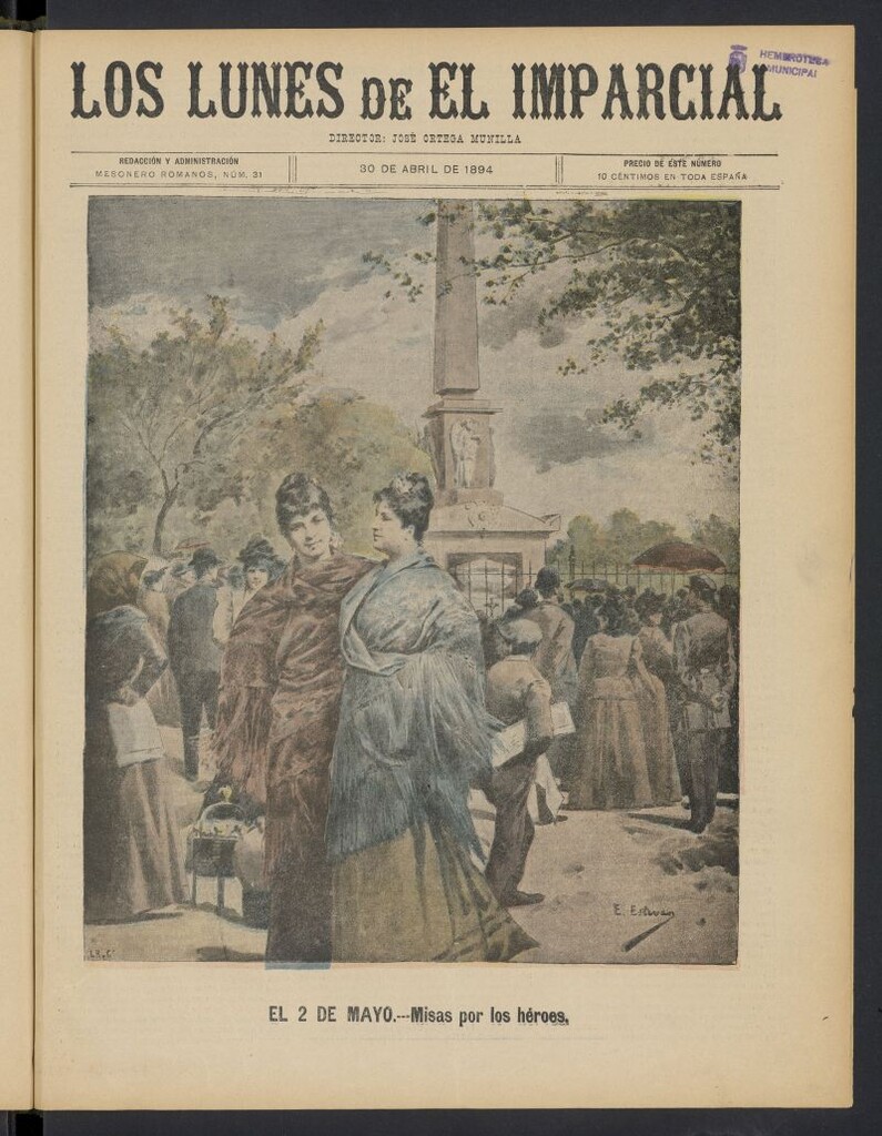 Miniatura de Los Lunes del Imparcial del 30 de abril de 1894